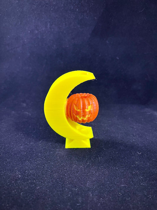 Pumpkin On The Moon